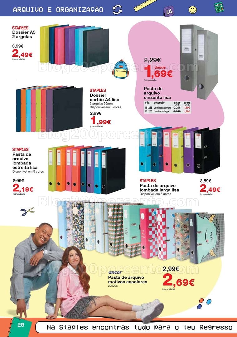 Antevisão Folheto STAPLES Regresso às Aulas Promoções de 17 agosto a 30 setembro